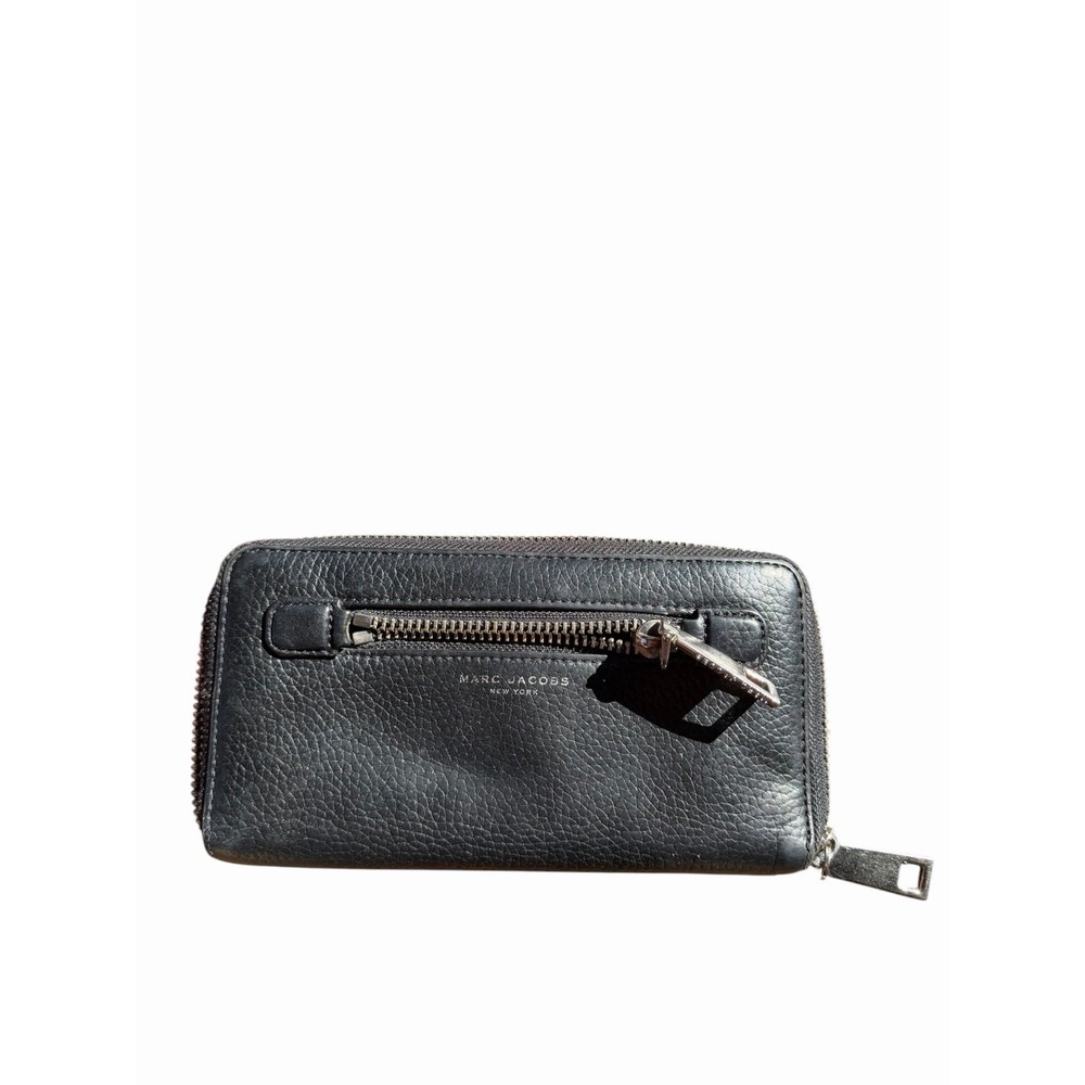 MARC JACOBS long wallet black zipper